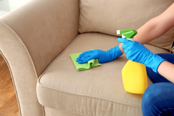 Professional fabric couch cleaning for fresh furniture