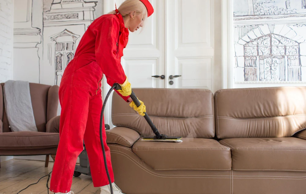 Professional lounge suite cleaning for fresh furniture